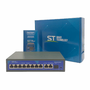 ST-S87POE(2G/1S/120W/A)PRO, 8-ми портовый POE коммутатор